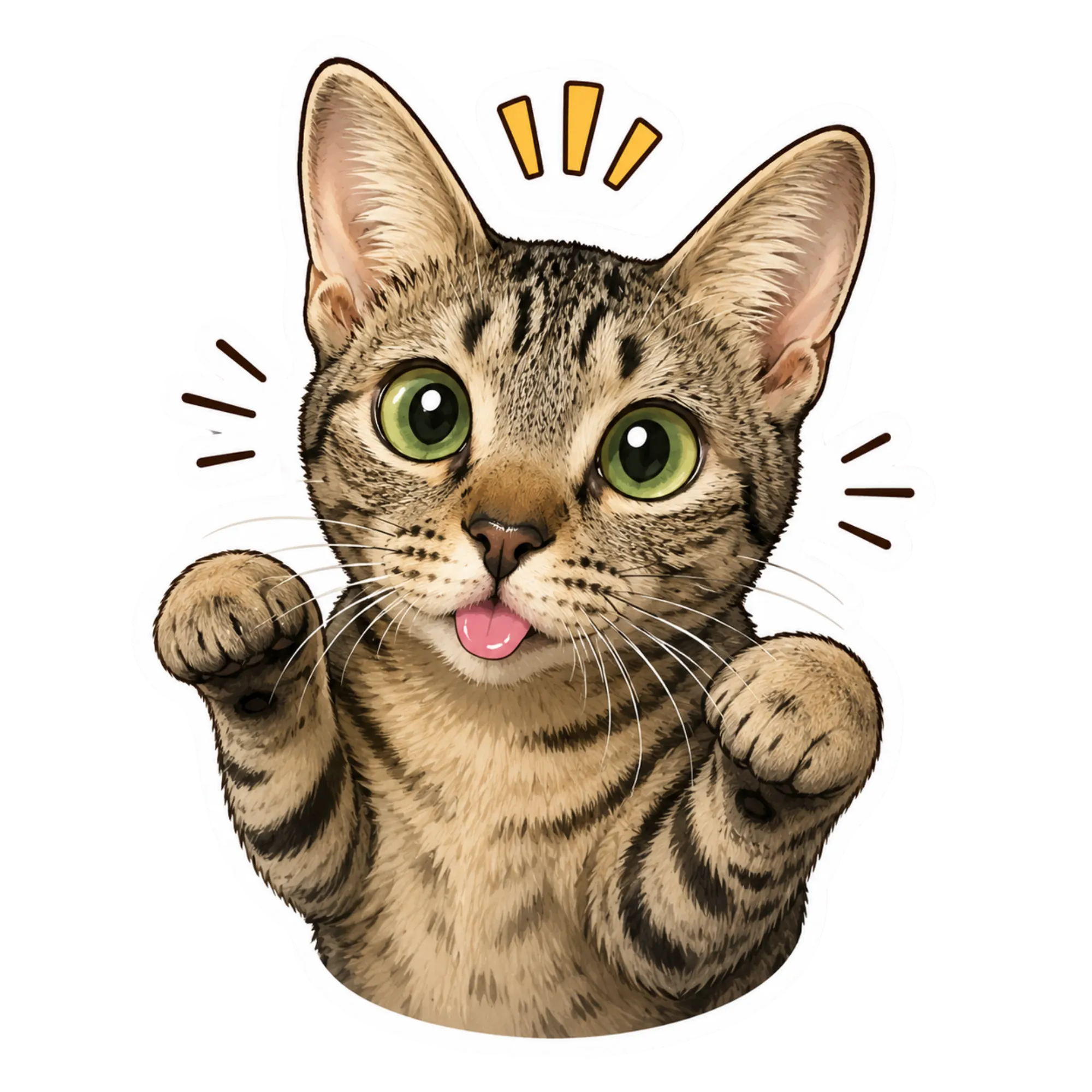 室内でこちらを見る保護猫