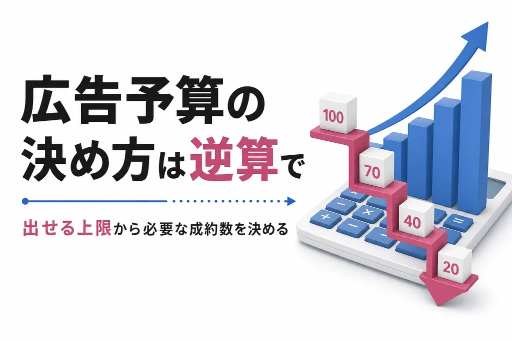 広告予算の決め方は？中小企業は出せる上限から逆算するのサムネイル